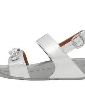 Sandali Lulu Ultra Jewel Metallic Back Strap Silver EU 42
