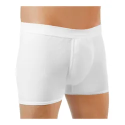 Inkontinenzhose Herren, leicht/mittel weiss M