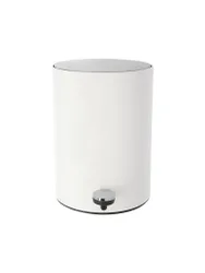 Bad-Pedaleimer Chromeline 32cm weiss baby