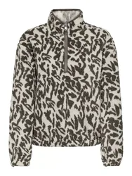 ONLNEW DALLAS L/S HIGHNECK ZIP SWT feale