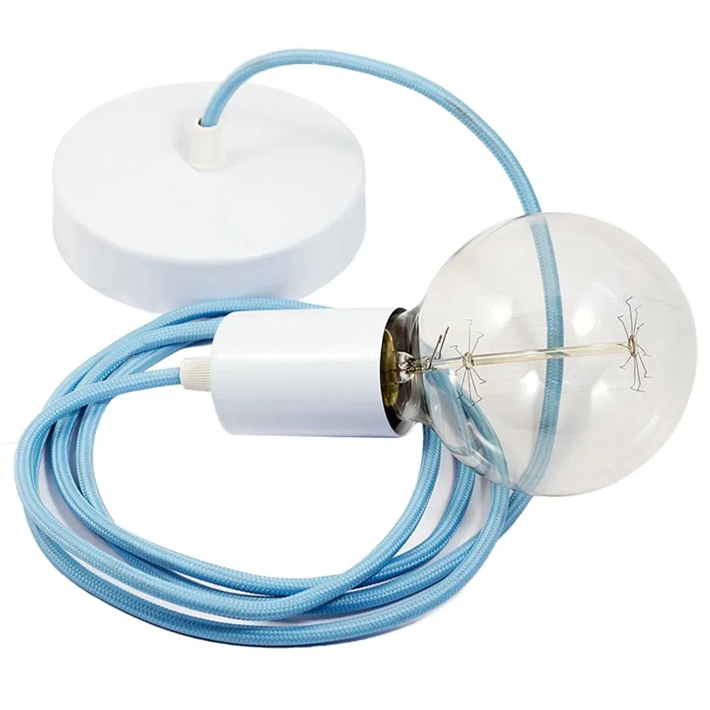 Cables Suspension Luminaire Rm17 1 M Light Blue / White One Size - Creative - FashionsVida