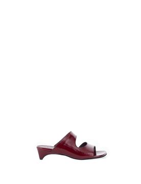 POEVE Mules in pelle BORDEAUX 35