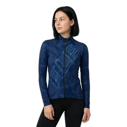 Maglia A Maniche Lunghe Pragma Schema Dark Blue