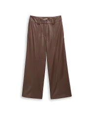 Culotte aspect cuir marron 36/L28