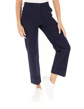 Pantalone wide leg BLU NAVY 40