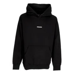Felpa Leggera Cappuccio Uomo Ribs Classic Hoodie Black