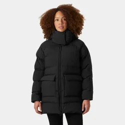 Women's Ellie Puffy Parka Black L - Black - Female