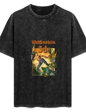 Wolfenstein 3D, Design T-Shirt Tough Fabric Work Tee - Aliexpress - FashionsVida