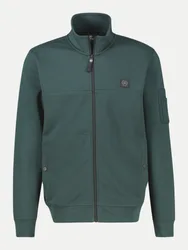 Sweatjacke mit Stehkragen Grün XXXL