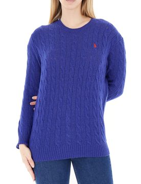 Maglione misto cashmere BLU XS