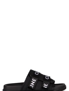 Celine Logoed Straps Slide Sandals