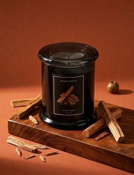 Candela profumata Sandalwood - nero
