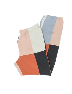 Pantalone Tuta Felpato Donna Lockdown Sweatpant French Navy Multi - OBEY - FashionsVida