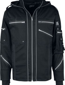 Gothic Übergangsjacke - Darien Jacket - S bis 3XL - für Männer - Größe M - schwarz - Männer - male