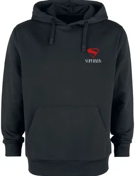 DC Comics Kapuzenpullover - - DC Comics - beidseitig bedruckt - S bis XXL - für Männer - Größe XL - schwarz - EMP exklusives - Männer - male - Superman - FashionsVida