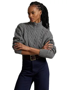 POLO Troyer Pullover grau XS damen - Ralph Lauren - FashionsVida