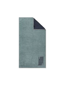 Duschtuch 80x150cm BARS DOUBLEFACE Aqua mint baby