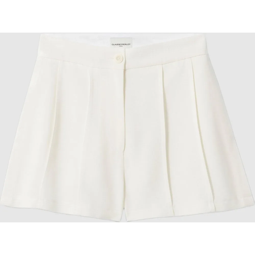 Short de mujer de corte recto con pespuntes - CLAUDIE PIERLOT - FashionsVida