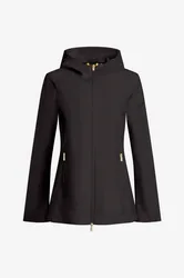 Giubbino softshell donna nero
