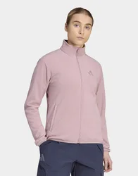 Womens Giacca Terrex Multi Essentials Con Zip Integrale In Tessuto Felpato - Viola, viola viola Donna taglia 2XL