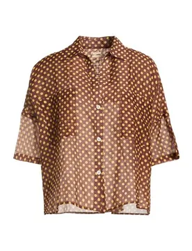 Hemd Damen Schokobraun M Damen - Massimo Alba - FashionsVida