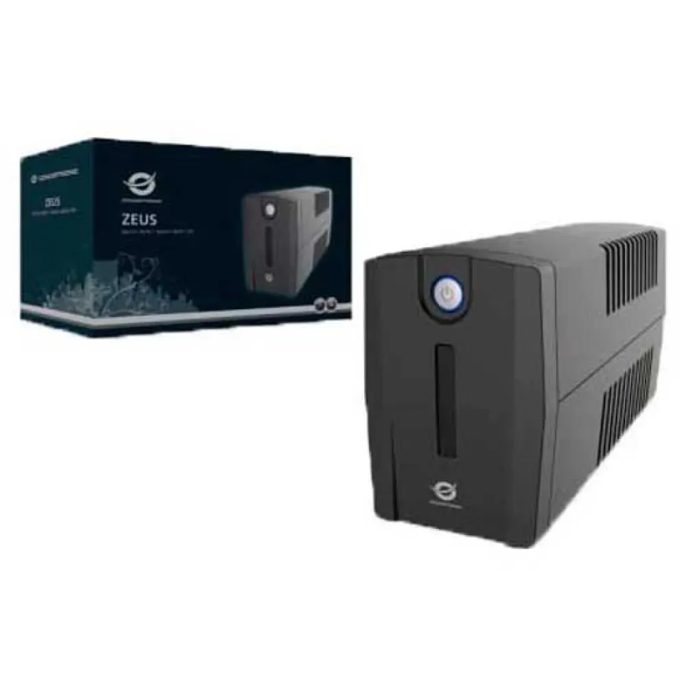 Ups Zeus02e 850va 480w Black One Size unisex - Conceptronic - FashionsVida