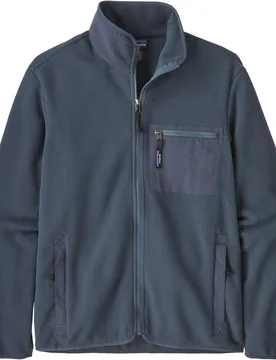 Polaire douce zippée - M's Synch Jkt Smolder Blue w/Smolder Blue - Taille S - Navy - Patagonia - FashionsVida