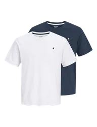 Pack Pure Cotton Crew Neck T-Shirts White Mix male