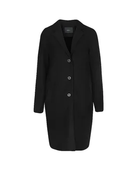 Ouí Abrigo de lana negro 38 - Oui - FashionsVida