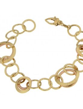 Bracciale Donna Oro Giallo Rosa GL100276