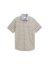Checked shirt male