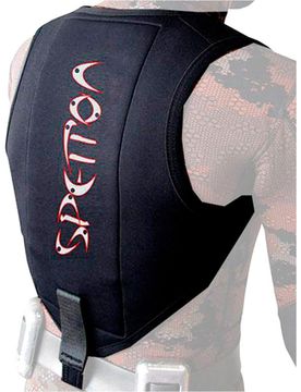 Chaleco lastre rock holle Negro (M)