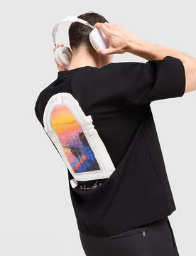Mens Maglia Dusk - Nero, nero nero Uomo taglia M - BELIER - FashionsVida