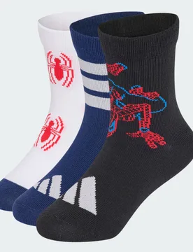 Calzini Marvel Spider-Man bambini e bambine 34-36 Black / Dark Blue / White - Adidas - FashionsVida