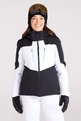 Women's 'Altitude Extreme' Waterproof Breathable Padded Ski Jacket in White Size: 6 - White - Size: 6