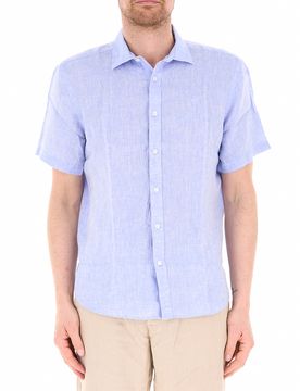 Camicia in lino AZZURRO CHIARO L