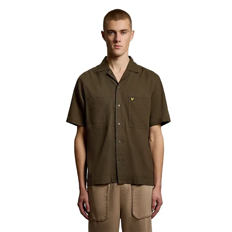 Camicia A Maniche Corte Sw20v Soft Black M
