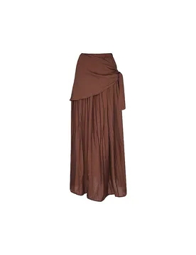 Topshop Maxirock TSNAYA marron 42 - TopShop - FashionsVida