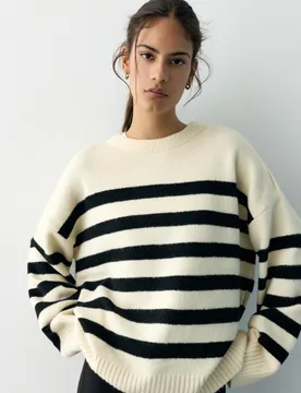 Pull&Bear Striped Sweater (Size: ) - Pull&bear - FashionsVida