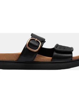 SANDALIA Arwell Step Black Leather en color Black Leather con suela de TPR - Clarks - FashionsVida