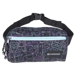 Sac Banane Fanny Cooler Black Smiley One Size unisex