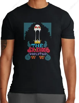 One Piece Anime Brook World Tour Adult Unisex Crew T-ShirtBlack - Aliexpress - FashionsVida