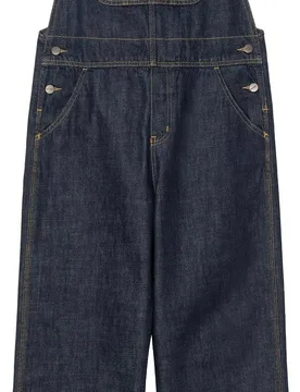 Salopette à la coupe ample - W' Bib Overall Straight Denim Blue Rinsed en Coton - Taille M - Bleu - Carhartt WIP - FashionsVida