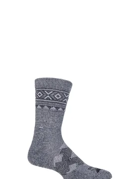 Pair Grey Outdoor Traveller Walking Socks Unisex 10-11 Unisex - - Grey - Size: 10-11 Unisex - Thorlos - FashionsVida