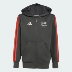 FELPA CON CAPPUCCIO CON ZIP INTEGRALE DNA TEAM AUDI REVOLUT F1 13-14A Utility Black