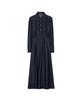 Maxikleid dunkelblau 34 damen