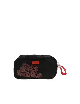 Beauty case in tessuto tecnico con stampa