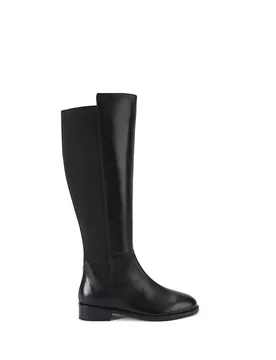 Women's 'Pienza 5050' Leather Boots in Black Size: 3 - Black - Size: 3 - Carvela - FashionsVida