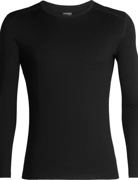 Sous-vêtement en laine de mérinos M Merino 260 Oasis LS Crewe Black für Herren aus Wolle Größe M schwarz - Icebreaker - FashionsVida