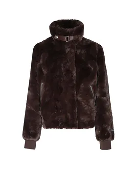 Jacke in Felloptik AMBRA braun 42 damen - RINO&PELLE - FashionsVida